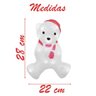 Enfeite Iluminado Natal Urso Polar Natalino Led Acrílico 28cm 220v - 2