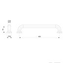 Ver imagem 4 de Barra de Apoio 7,5cm X 5,4cm X 45cm