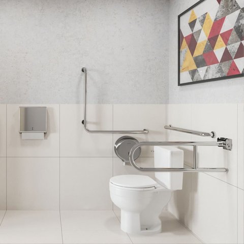 Barra de Apoio Acesso 80cm X 7,5cm X 5,4cm