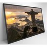 Quadro Monumento Cristo Redentor Rio de Janeiro - 90x60 cm - Vidro Impresso - 2