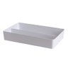 Organizador Plástico Modular C/ Divisória 40x25 Cm Paramount Branco - 1