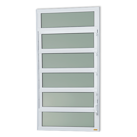 Basculante Alumínio 120 x 80 Elite V.Boreal Branco Brimak