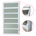 Ver imagem 2 de Basculante Alumínio 120 x 80 Elite V.Boreal Branco Brimak