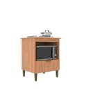 Ver imagem 1 de Balcão para Cooktop 4 Bocas com Porta Basculante Marrom/Freijó