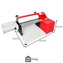 Ver imagem 3 de Cilindro Laminador Elétrico Malta 28 Cm com Cortador de Talharim Vermelho 220v 3127002