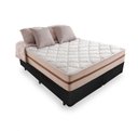 Ver imagem 1 de Cama Box Casal Bipartido Preto com Colchão Pillow Angel Molas Ensacadas