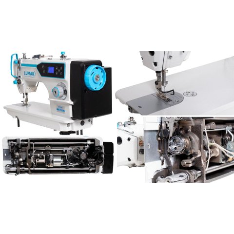 Máquina Costura Industrial Reta com Corte de Linha Lu8800dc-tq-qi 220v - Lumak