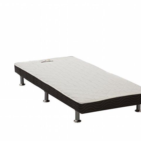 Colchão Auxiliar (79cm x 171cm x 11cm) - Ortobom Prata/Preto/Branco