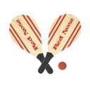 Ver imagem 1 de Raquete Frescobol Red Nose com Bolinha - Bel Fix