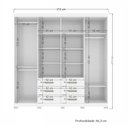 Ver imagem 6 de Guarda-roupa Casal 8 Portas Liverpool Santos Andirá Branco