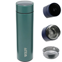 Ver imagem 1 de Garrafa Térmica para Água em Aço Inox com Termômetro Digital Led 500ml - Verde