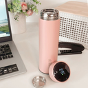 Ver imagem 5 de Garrafa Térmica para Água em Aço Inox com Termômetro Digital Led 500ml - Verde