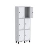 Armário Locker Guarda Volume Aço Light 6 Portas 69x179,5cm - 3