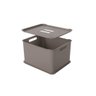 Cesta Grande com Tampa Warm Gray Fit Coza 30,5x 18,5 X12,4cm Warm Gray Coza - 2