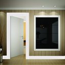 Ver imagem 4 de Kit Rodapé de MDF 15 Barras Lisas de 5CMX2,40m Rende 36 Metros Branco Moldufama