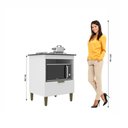 Ver imagem 3 de Balcão Cooktop Iara 4 Bocas Branco Tampo Preto J Carvalho