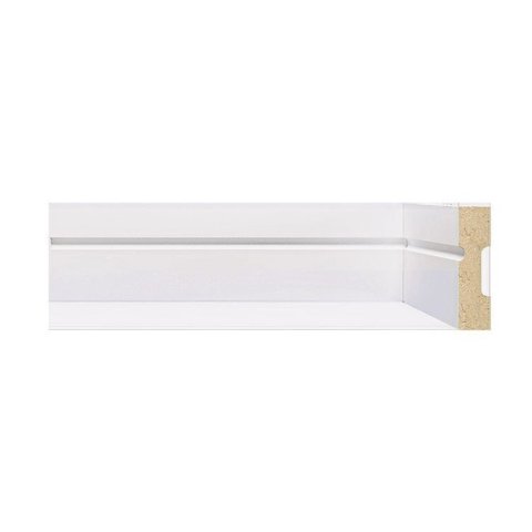Rodapé MDF Frisado 5CMX2,40m 503 Moldufama Kit 96m