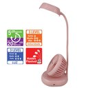 Ver imagem 3 de Luminária Ventilador Ajustavel LED 2 em 1 Flexivel Abajur de Mesa Sem Fio Usb Regulavel 3