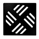 Ver imagem 1 de Kit 10 Grelha Quadrada em Alumínio 9,4x9,4cm Astra