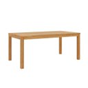 Ver imagem 4 de Mesa de Jantar 6 Lugares de Madeira Maciça Natural :claro