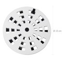 Ver imagem 2 de Kit 3 Grelha Redonda com Diâmetro de 15cm e com Anti-inseto em Pvc Astra