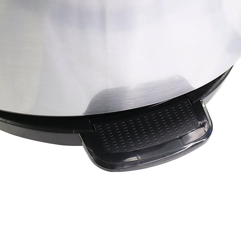 Lixeira com Pedal Label Prata 20 Litros - 3