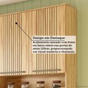 Ver imagem 7 de Armário de Cozinha Compacta Modulada 2 Peças 6 Portas sem Tampo 100% MDF Itália Yescasa Marrom/Amêndoa/Chumbo