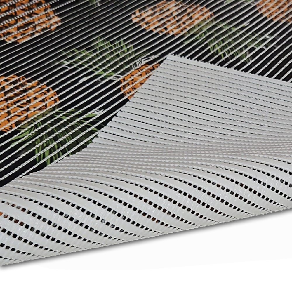 Tapete Passadeira Emborrachada Pvc Antiderrapante 0,65x3,00m Abacaxi - 8