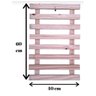 Painel Vertical treliça de Madeira para horta em varanda kit com 02 treliça - 3