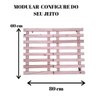 Painel Vertical treliça de Madeira para horta em varanda kit com 02 treliça - 4
