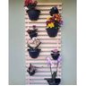Painel Vertical treliça de Madeira para horta em varanda kit com 02 treliça - 2