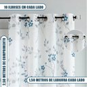 Ver imagem 4 de CORTINA QUARTO/SALA 250X300CM CHEVRON CINZA C/ ALMOFADA