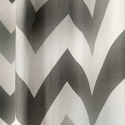 CORTINA QUARTO/SALA 250X300CM CHEVRON CINZA C/ ALMOFADA - 3