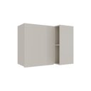 Ver imagem 1 de Armário Aéreo P/ Cozinha Amsterdam Ph 3106 Canto Reto C/ 1 Porta e 2 Nichos 92,5cm Off White -