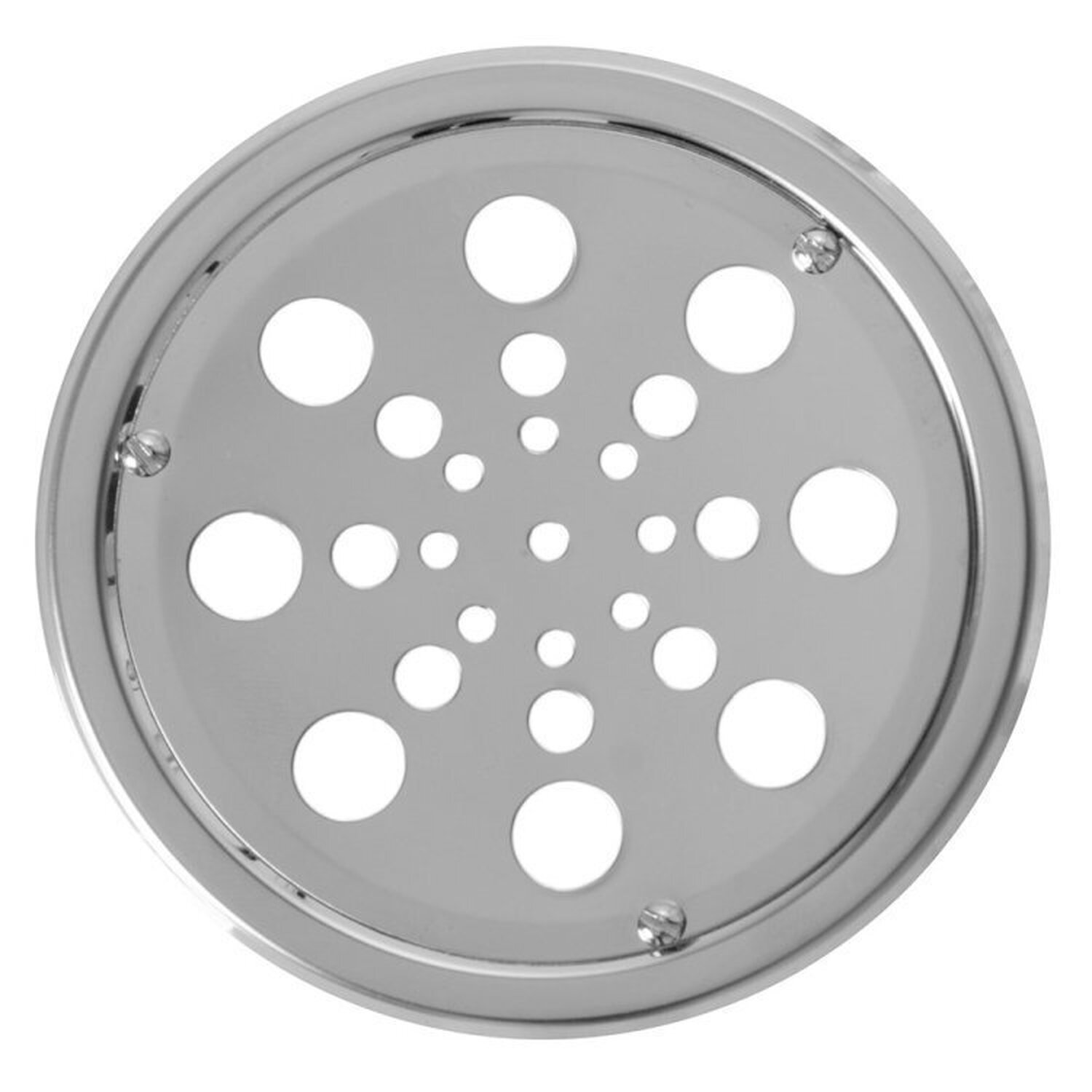 Kit 3 Grelha Redonda em Aço Inox com Caixilho Ø9,7cm Astra - 1