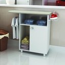 Ver imagem 1 de Tábua de Passar Roupa com Armário 1 Porta Multimóveis CR30008 Branca