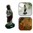 Ver imagem 3 de Imagem Sagrado Coração de Jesus Resina 15 Cm