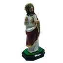 Ver imagem 1 de Imagem Sagrado Coração de Jesus Resina 15 Cm
