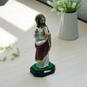 Ver imagem 4 de Imagem Sagrado Coração de Jesus Resina 15 Cm