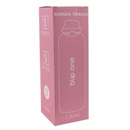 Garrafa Térmica 1,2l Easy Open Rosa Büp One - 5