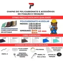 Ver imagem 4 de Chapa Policarbonato Alveolar Fume 6mm 1,05x3,00