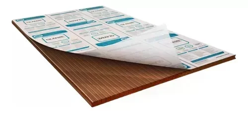 Ver imagem 1 de Chapa Policarbonato Alveolar Fume 6mm 1,05x3,00