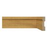 Kit com 3 Barras Rodapé de Mdf 7cm X 15mm X 2,40m com Friso Moldufama 702 7,2m - 1