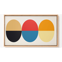 Ver imagem 2 de Quadro Decorativo N°110 115x70cm - Panorâmico Geométrico - Bauhaus Elipses - Rollflex
