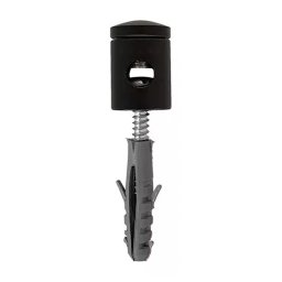 Desviador Para Fio Pendente Luminária Lustre Teto Preto - 2