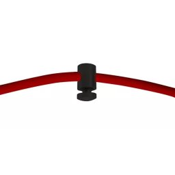 Desviador Para Fio Pendente Luminária Lustre Teto Preto - 4