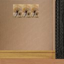 Ver imagem 2 de Kit com 10 Barras Rodapé de MDF 7CMX15MMX2,40m com Friso 702 24m Marrom/Carvalho Prime Frisado Moldufama