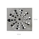 Ver imagem 2 de Kit 10 Grelha Quadrada 15 X 15cm com Anti-inseto em Abs Modelo Ii Astra