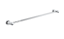 Ver imagem 2 de Suporte Toalheiro Banheiro Porta Toalha Reto Banho Inox:Cromado