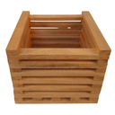 Ver imagem 3 de Cachepo Ripado 18x18 Eucalipto Stain Mogno